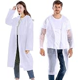 2 Adet Pan&ccedil;o yağmurluk, &uuml;niseks, tekrar kullanılabilir, şeffaf, PEVA taşınabilir, su ge&ccedil;irmez yağmurluk, nefes alır, seyahat,