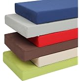 AERTMS Personalised Bench Cushion, Outdoor Garden Sofas, Waterproof Indoor and Outdoor Bench Cushions, Non-Slip and Detachabl