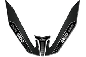 Resin Bike Motorcycle 3D Stickers Compatible with Triumph Tiger 1200 2020 Jet Black. Front Tip Protection from Impact and Scratches. Resin Stickers - Gadget Moto