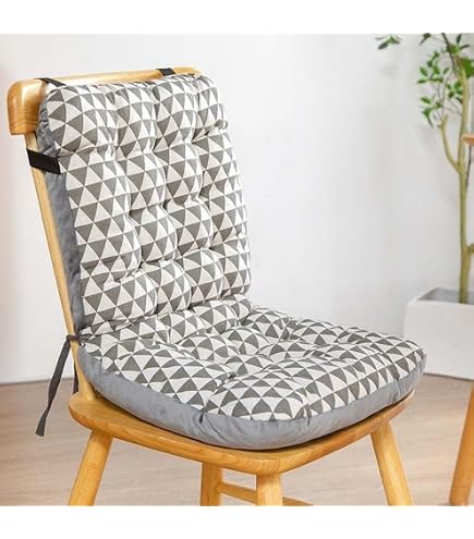 Coussins Épais Extra Large Pour Fauteuil à Bascule FlyGulls - Lot De 2 Avec Assise Et Dossier Haut, Confort Doux Et Chaleureux
