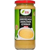 ZEL Zerde&ccedil;allı Mercimek &Ccedil;orbası 480 ml &ndash; İlikli Kemik Suyundan, Hazır Geleneksel &Ccedil;orba