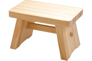 YAMACO Japanese Cypress Bath Chair (Hinoki) - Large