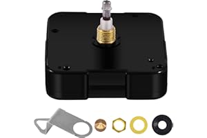 WINTAIM Lang Shaft 12888 - Movimento al Quarzo per Orologio da Parete 12888, ad Alta Coppia, per Orologi da Parete, Movimento Fai da Te, Grande Kit di Riparazione (Senza lancetta, Serie WT-12888-I)