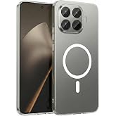 Microsonic Xiaomi Poco X8 Pro Max i&ccedil;in Kılıf MagSafe Clear Sararmaz Şeffaf [Poco X8 Pro Max ile Uyumlu Kılıf - Şeffaf]