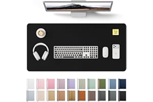 YSAGi Mouse Pad, Large Mousepad, Leather Office Desk Mat ... - 39 ريال