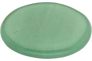 LEBENSQUELLE PLUS Piedra de aventurina verde, piedra de bolsillo, piedra preciosa de, fuente de vida Plus