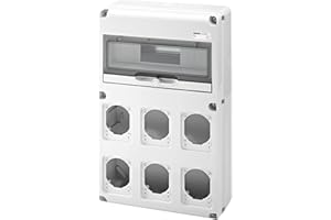 Gewiss GW68008N caja de tomacorriente Blanco - Caja registradora