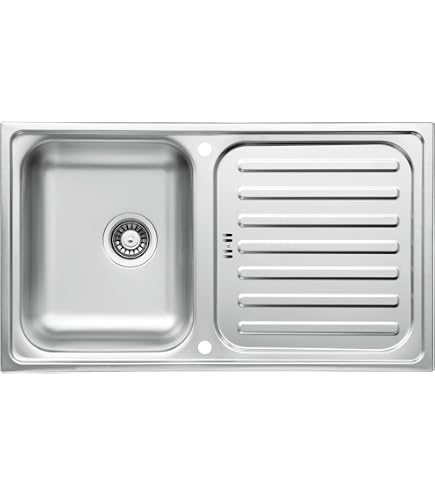 BLANCO Scarico 3½" Per Lavelli - Comando Di Scarico Robusto, Facile Montaggio Per Dana, Dinas, Lantos E Altri Modelli BLANCO