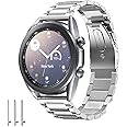 Aimtel Armband Kompatibel mit Samsung Galaxy Watch 3 Armband 41mm,Verstellbares Metallband Edelstahl Ersatzarmbänder Smartwat