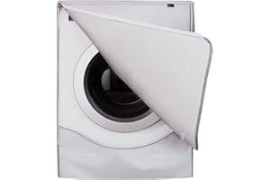 §Ｍ∞Ｙ∞MR.YOU Mr. You, protezione solare impermeabile antipolvere per lavatrice a carico frontale per lavanderia domestica, tessuto argento, bordi arrotolati, Thin, x-large