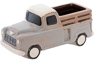Adda Home Camion Ceramica con Macetero 25X11X12 Cm