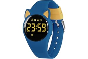 BEN NEVIS Digital Kinderuhr Jungen-Sports Outdoor Wasserdicht Armbanduhr mit LED-Licht,Wecker,Stoppuhr,Datum,Fitness Tracker Uhr mit Schrittzähler,Distanz-Silikon Armband