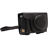 MegaGear Ever Ready - Étui de Protection en Cuir avec Bandoulière pour Fujifilm XF10