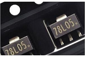 TecnoStore 5 x LM7805 78L05 Régulateur de tension voltage 5 V 100 mA SMD SOT-89