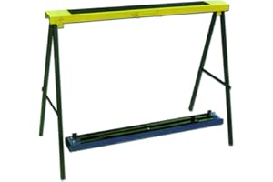 Tec Hit 504600 – Juego de 2 caballetes metálicos plegables.