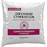 Kalapanta - Terriccio per orchidee Cymbidium. Mix corteccia (bark) e torba. Professionale. Bio 100% naturale, 2 Litri