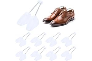 UCAMP Shoe Tree 9 Pairs Shoe Stretchers, Size 38-45 Men's Shoe Stretcher, Shoe Stretcher, Shoe Shaper Made of Plastic, Shoe Tree for Adjustable Length and Width, for All Types of Shoes,