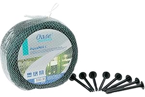 OASE 53751 Aquanet Teichnetz 1 - schützt Teiche vor Blättern und Laub, Verwendung als Vogelschutznetz an Bäumen und Sträuchern, Teichgröße bis max. 3 x 4 m, Rot