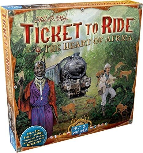 Days of Wonder-Ticket to Ride: Heart of Africa Map Collection Volume 3-Juego de Mesa Vol 3 DW720117