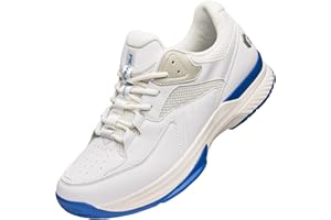 FitVille Womens Tennis Shoes Wide Fit Squash Badminton Shoe Non Slip Sports Trainers Sneakers for Tennis Volleyball