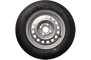 BOPPON Roue complète 155R13 pneu + jante (cercle de trous 4x100) 500 kg diamètre du