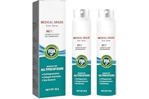 DODUIU Lot de 2 sprays anti-cicatrices pour tous les types de cicatrices, cicatrices chirurgicales et vergetures