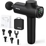 Mebak 5 Pistola Massaggio Muscolare Professionale Massage Gun Massaggiatore Portatile A Percussione Per Tessuti Profondi, Ric