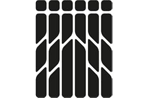 RIE:SEL DESIGN Riesel Design Reflex Stickers réfléchissants Vélo Blanc Noir Rouge