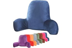 CJY-CUSHION Large Plush Reading And TV Relax Pillow - Perfect for Adults, Teens, and Kids - For Bed Rest, Arm, Back, Pregnancy Lumbar & Head Neck Coccyx Lower Back Support Cushion,H,58x40x25cm