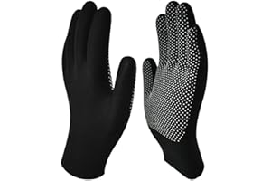 GOLDEN BEADS Par de guantes de agarre de goma mágicos para dedos completos de adultos de Undercover Negro Negro ( Talla única