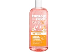 ENERGIE FRUIT | Gel Douche pH Neutre | Fleur d'Oranger & Huile de Lin BIO | Vegan | 500ml
