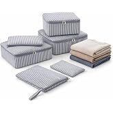 6 Par&ccedil;a Valiz D&uuml;zenleyici Organizer Seti- Seyahat Bavul İ&ccedil;i D&uuml;zenleme &Ccedil;antası, Packing Cube Organizer Seti