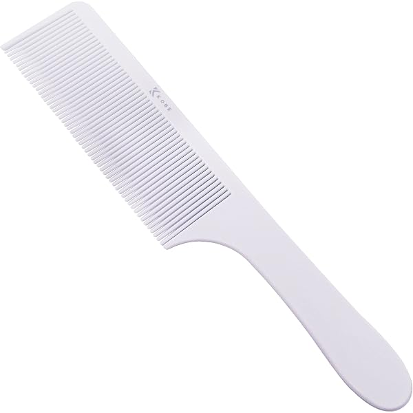 3-teiliges Gebogenes Friseurkamm-Set | Schwarz, Weiß, Grau | 22,5 X 4,5 Cm | Für Flat-Top, Fade & Kurze Frisuren