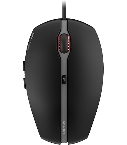 CHERRY MC 2.1, Mouse Gaming Cablato Con Sensore Pixart 5000 DPI - Design Ergonomico Per Destrimani, Illuminazione RGB E Memoria Integrata, Nero - 2