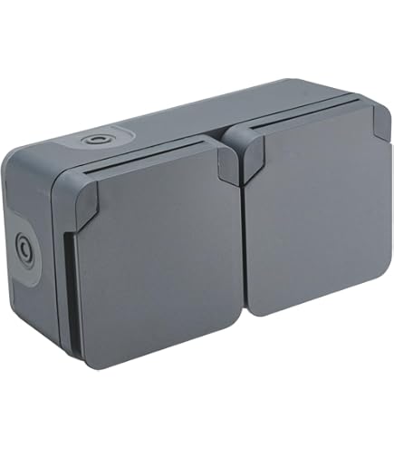 DEBFLEX Wechselschalter IP55 - Doppelt Wasserdicht In Anthrazit