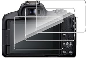 Holilo Schutzfolie für Panzerglas displayschutz für Canon EOS R50 / Canon EOS R8 Zubehör 【3 Stück】 No-Bubble Anti-Kratzen Ultra-klar 9H Härte Kamera Schützen Gehärtetes Glas Displayschutzfolie