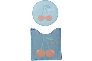 DRAEGER PARIS 1886 - Espejo Redondo de Bolsillo 8,5 x 8 cm - Diseño Moderno y Estiloso - Accesorio Compacto y Elegante para Cualquier Ocasión - Calidad y Emociones Desde 1886