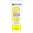 Garnier Skin Naturals Bright Complete Vitamin C Face Wash - Vitamin C Face Wash For Brighter and Glowing Skin - Daily Cleanser Suitable For all Skin Types, 150g