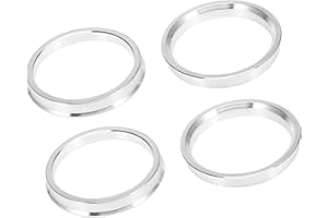 REPAIROCK 4pcs OD 72.6mm to ID 63.4mm Aluminium Alloy Car Hub Centric Rings Auto Replacement Parts