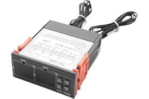 SNOWINSPRING Jcevium STC-3008 Digital Incubator Thermostat Display Temperature Controller 12V