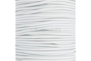 E-KURZWAREN 5m Gummikordel 1mm / 2mm / 2,5mm / 3mm / 4mm / 5mm Hutgummi hochwertig Rundgummi Gummischnur elastisch Handwerk 32 Farben