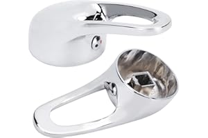 LONGZHUO Wasserhahnhebelgriff 35mm Zinklegierung Beckenmischer Wasserhahn Wasserhahn Einhebelgriff Ersatz für Küche Badezimmer…