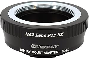 KECAY Bague d'adaptation/Adaptateur Monture Objectif Convertisseur pour Monter Lentille M42 42mm à Samsung NX Caméra NX1 NX3000 NX2000 NX300M NX300 NX1000 NX210 NX200 NX30 NX20 NX5 M42-NX