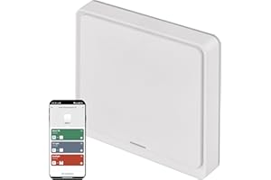 EMOS GoSmart - Smart Home Portabler Szenenschalter mit LED-Anzeige & App - ZigBee - batteriebetrieben - 1 Taste, 3 Szenen - steuert unbegrenzt viele Smart Geräte oder Leuchten - weiß