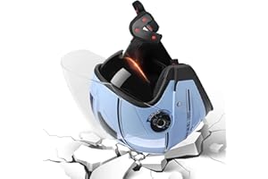 GALEYYU Casques De Moto pour Hommes – Casques De Moto Ouverts À Double Pare-Soleil, Casques De Cyclomoteur pour Moto Scooter Casque De Moto pour Adultes, Femmes, Hommes pour Toutes Les Saisons