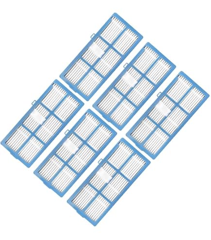 ZRF Filtri HEPA Di Ricambio Per Proscenic 850T – 12 Pezzi (6 HEPA + 6 Spugna) – Accessori Per Robot Aspirapolvere