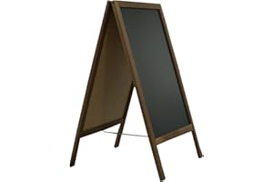 DWA Planche en Bois de Trottoir Ardoise Tableau Valeur - 100 cm x 60 cm Top Nouveau Vendeur! Code FL2!