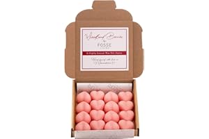 FOSSE LIVING Woodland Beeren Stark Duftende Sojawachs Schmilzt | Duftwachs für Duftlampe Teelicht & Elektrisch | Vegan, Plastikfrei & Langanhaltend Wax Melts | 16er Pack