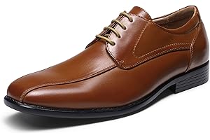 Bruno Marc Scarpe Oxford Uomo in Pelle Stringate Derby Basse Oxford Vintage Elegante