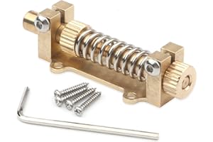 Unxuey Gitarren-Messing-Tremolo-Stabilisator, Brückensystem, Federstopper, E-Gitarre, Zubehör-Set für Fender E-Gitarren